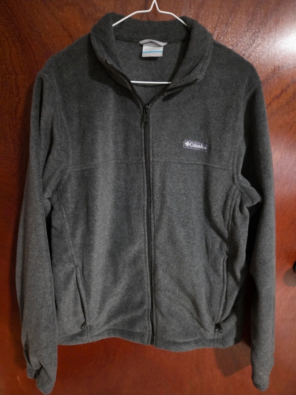 Columbia Dark Gray Full-Zip Fleece Jacket